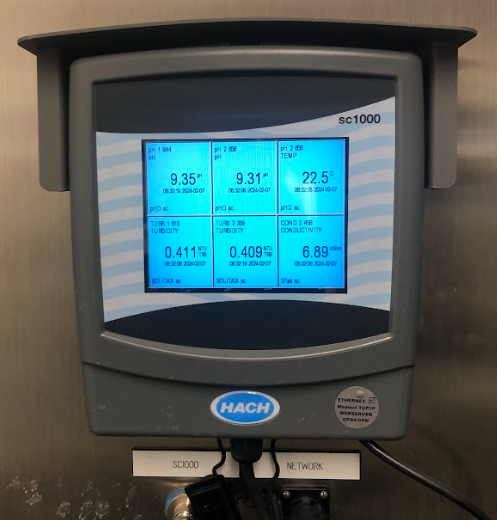 Turbidity, pH and Temperature Monitoring